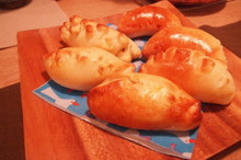 料理レッスン写真 - ロシアの定番!揚げない焼きピロシキ3種とグルジアのスープ