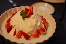 料理レッスン写真 - おうちにあるボールを使っていちごたっぷりショートケーキ♪