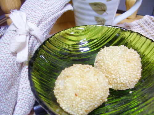 Chewy Non-fried Sesame Balls